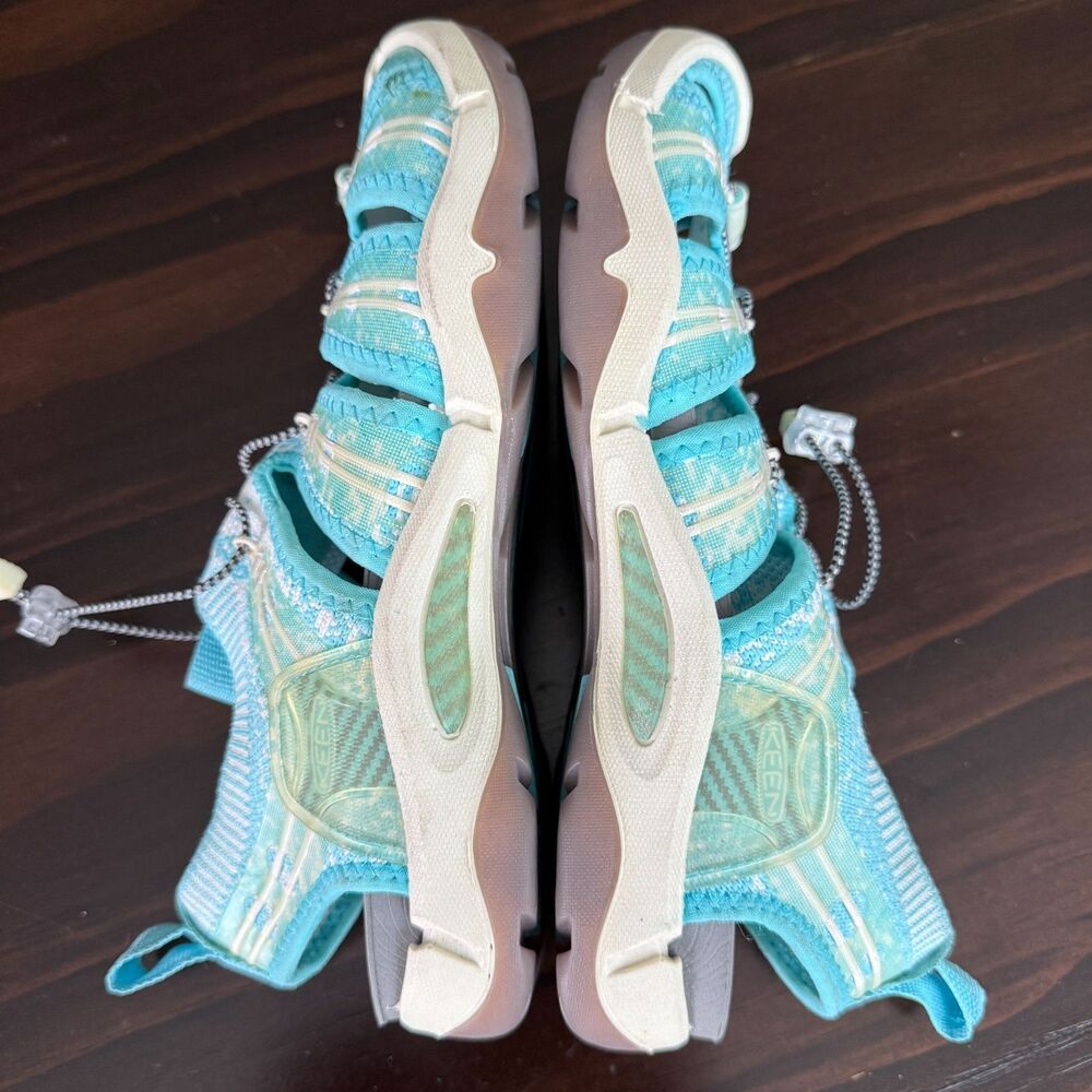 Size 6 - Keen Evofit One Knight Hiking Sandals Women’s Paloma Lake Blue - Picture 6 of 13